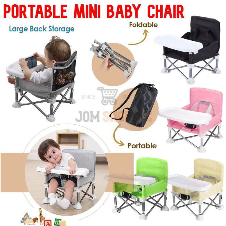 Chaise alimentation pliable pour bébés enfants plage coussin كرسي طعام للأطفال قابل للطي