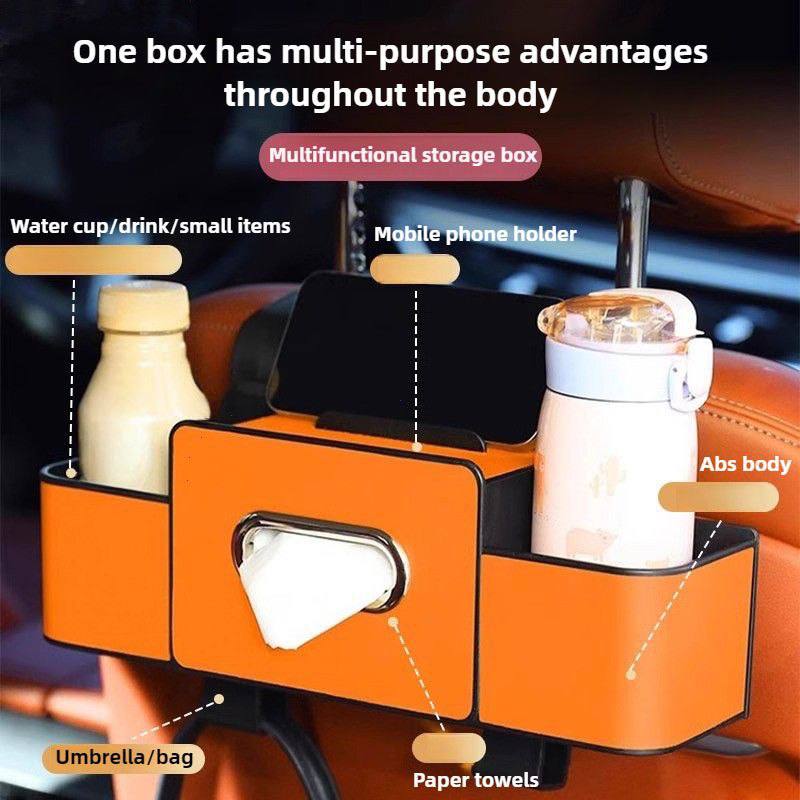 Boîte de rangement multifonctionnelle pour voiture صندوق تخزين متعدد الوظائف للسيارة