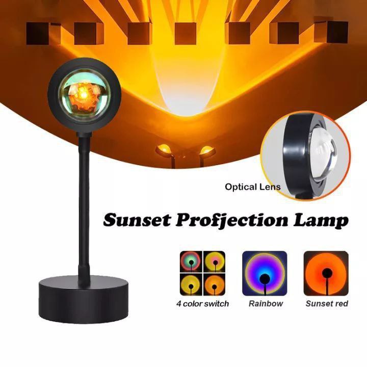 Projection Lamp Sunst Lamp جهاز عرض مصباح غروب الشمس