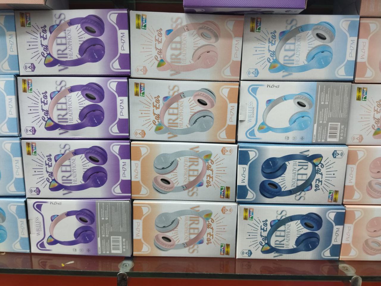 Casque bluetooth headset ear cat pour enfant