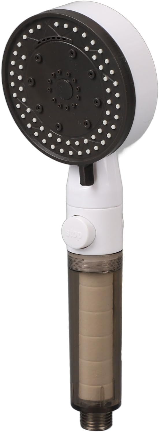 Pommeau de douche pressurisé, pommeau de douche filtré haute pression 10 positions ABS réglable pour salle de bain