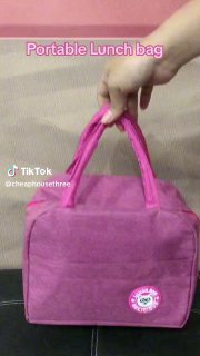 Portable lunch bag