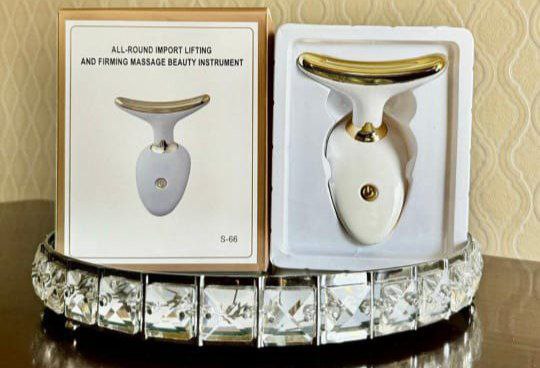 جهاز تدليك الوجه والرقبة، جهاز تجميل كهربائي، علاج للعناية بالبشرة، شد الوجه