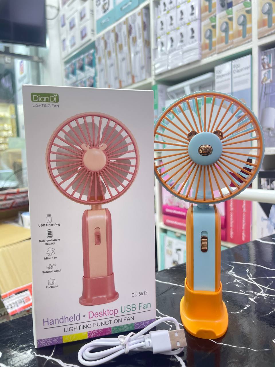 Handheld desktop USB Fan
