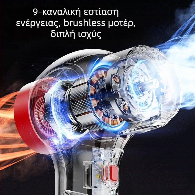مكنسة كهربائية صغيرة للسيارة لاسلكية 4 في 1 Mini aspirateur de voiture sans fil 4-en-1