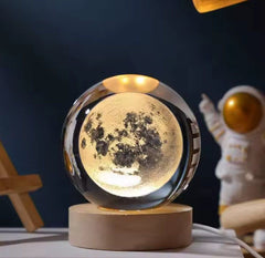 Veilleuse boule cristal 3D