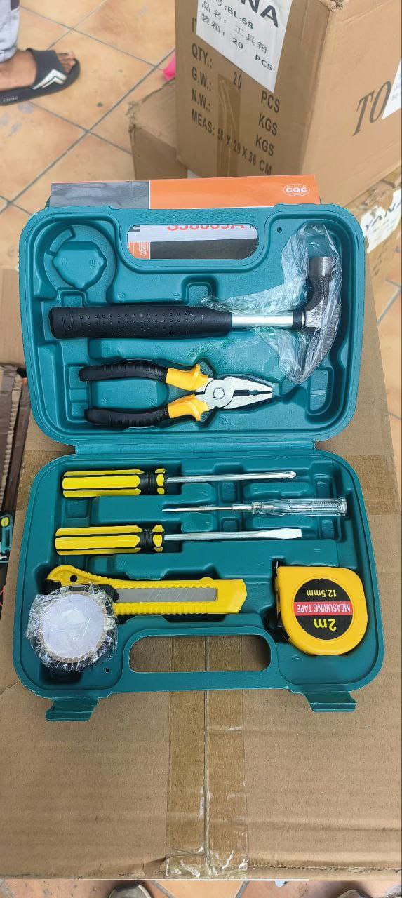 مجموعة أدوات منزلية مكونة من 9 قطع Pièces coffret À Outils De Quincaillerie Domestique