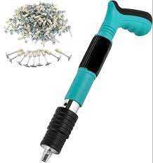 مسدس مسامير يدوي صغير من الصلب، قابل للتعديل Pistolet à clous manuel en acier mini