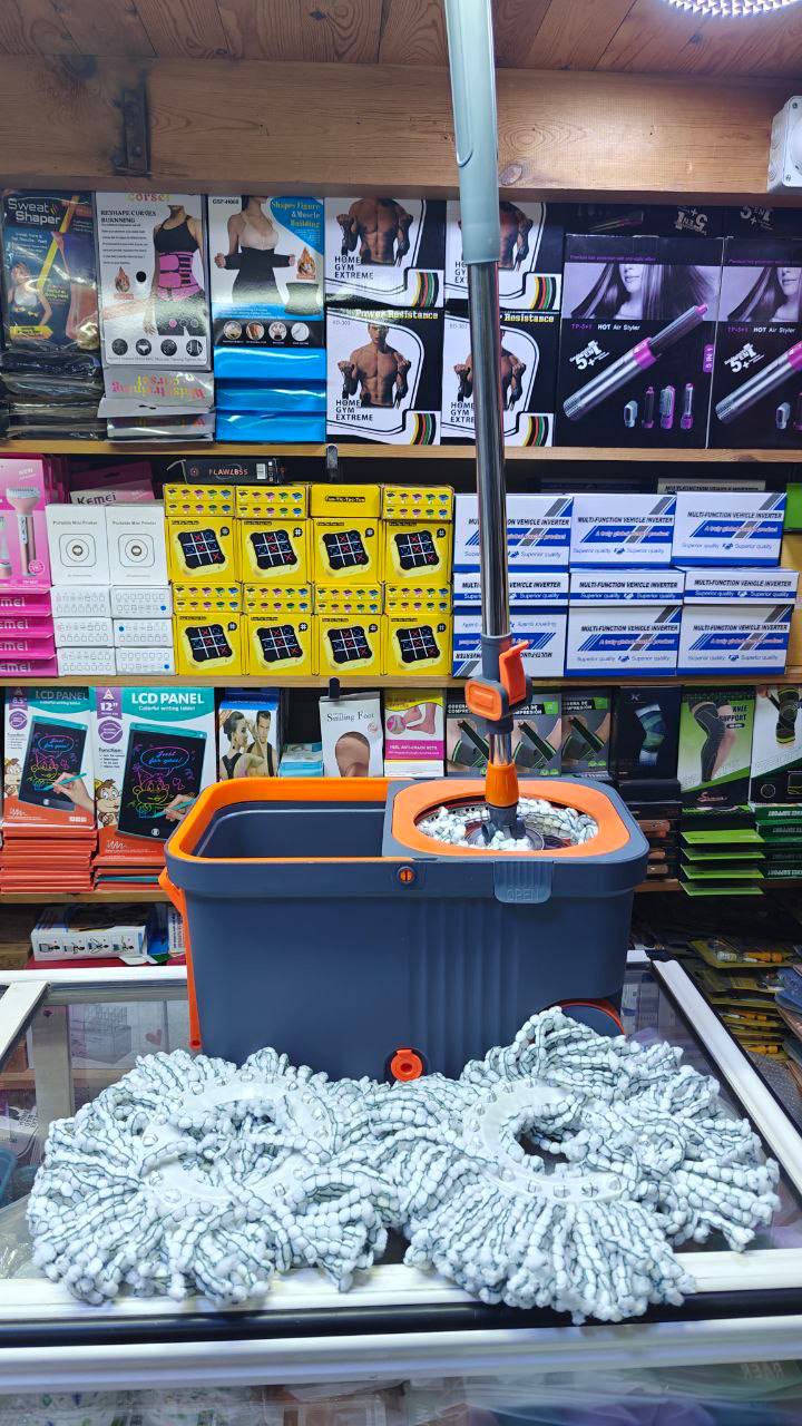 Smart Spin Mop طقم مسح فاخر بذكاء التصميم وأناقة الاستخدام