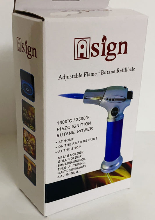 مصباح يدوي قابل لتعديل اللهب قابل لإعادة التعبئة بغاز البوتان