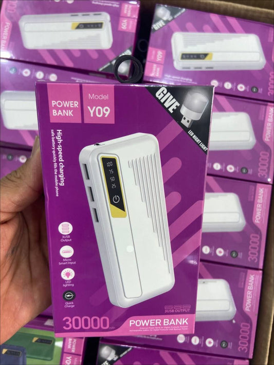 Power Bank Model Y09 30000mAh