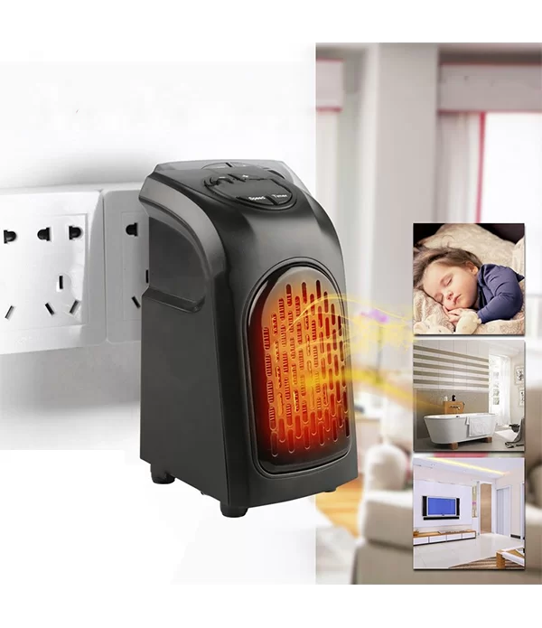 سخان كهربائي محمول صغير بقوة Mini Chauffage Portable Électrique 400W