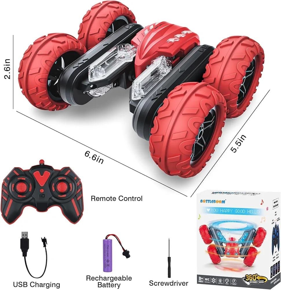 Voiture Télécommandée RC Stunt Car Toy لعبة سيارة حركات بهلوانية تعمل بجهاز تحكم