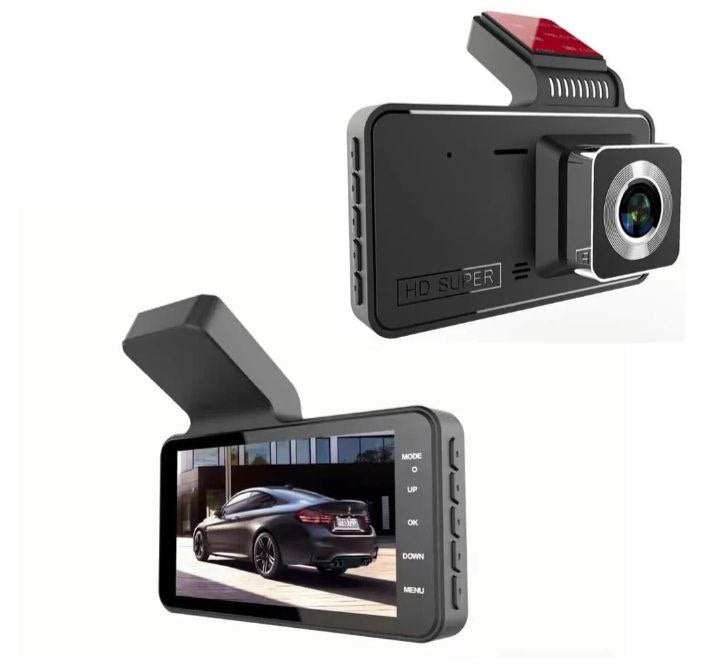 مسجل فيديو للقيادة في السيارة من الأمام والخلف ليلاً ونهارا Enregistreur vidéo de conduite automobile