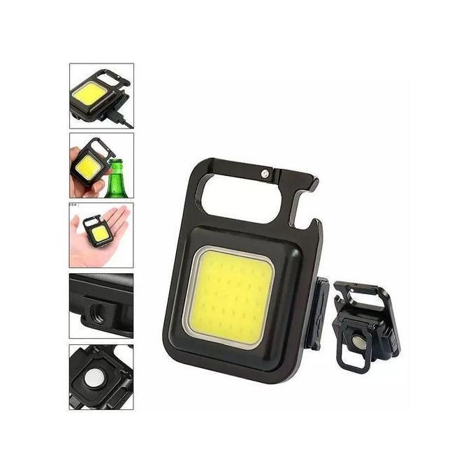 مصباح يدوي صغير قابل لإعادة الشحن بتقنية COB LED Mini lampe de poche porte-clés rechargeable