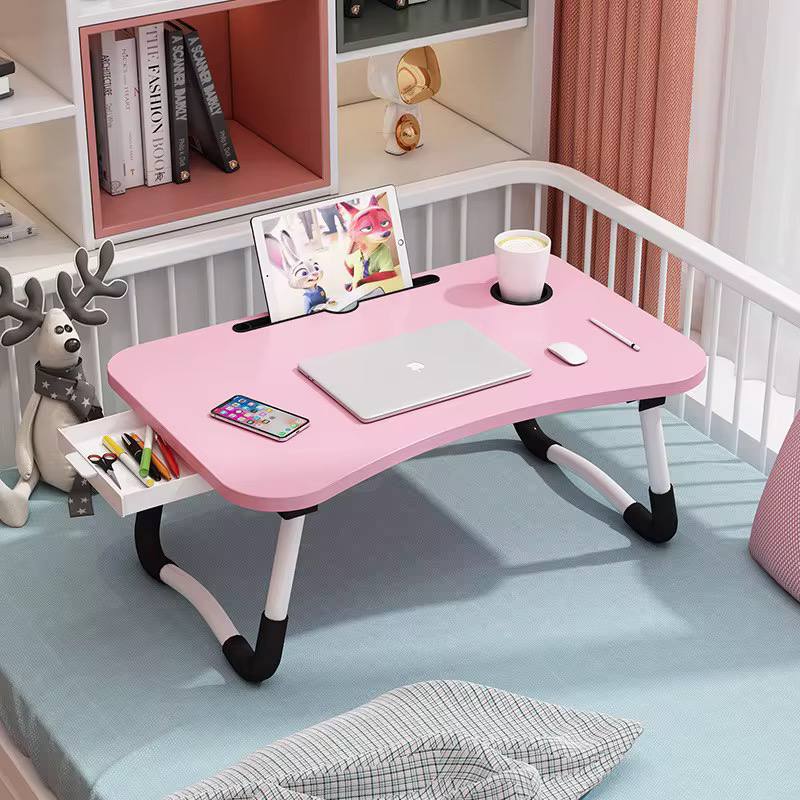 Table de lit pour ordinateur portable, bureau pliable et portable