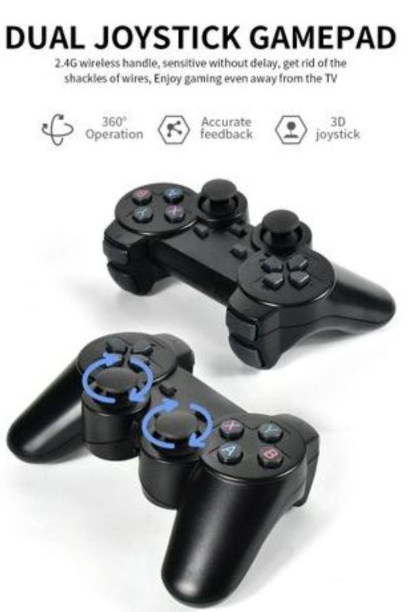 Consoles de jeux vidéo 10000 rétro, manette sans fil, arcade 4K HD TV وحدة تحكم لاسلكية