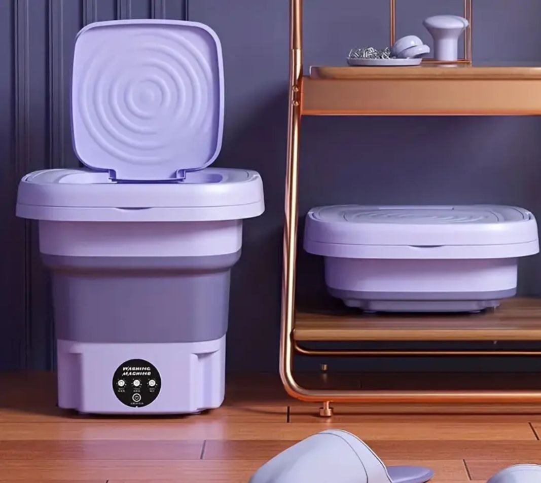 غسالة ملابس محمولة قابلة للطي machine à laver pliable portable