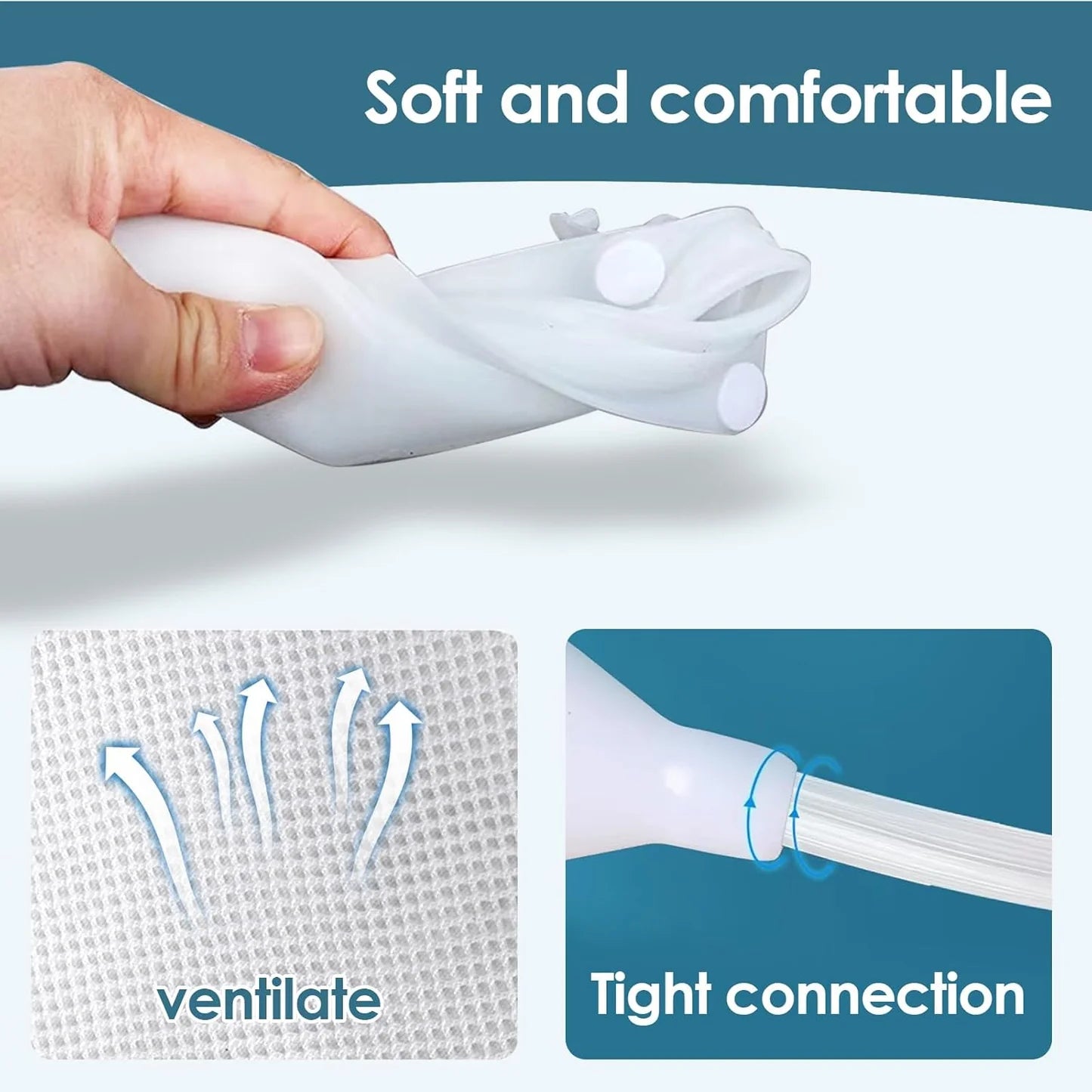 جهاز تجميع بول قابل للارتداء للرجال Collecteur d'urine portable pour hommes avec capsule de recueil d'urine réutilisable en silicone