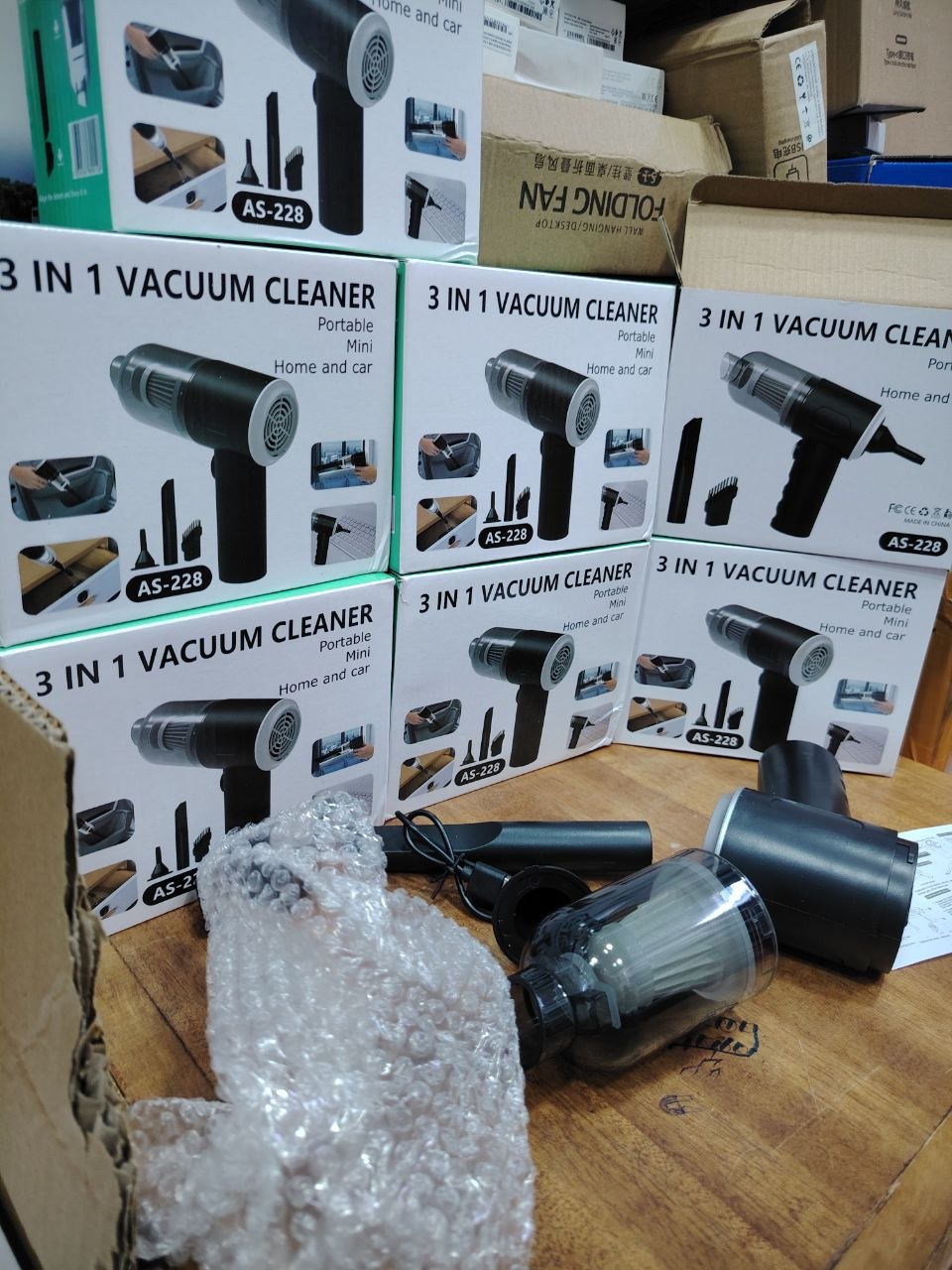 3in1 Vacuum cleaner portable mini voiture maison AS-228 مكنسة كهربائية صغيرة محمولة 3 في 1 للسيارة أو المنزل AS-228