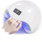 Lampe LED UV professionnelle pour ongles, sèche-ongles, 48W Grand taille مصباح تجفيف أظافر احترافي يعمل بتقنية الأشعة فوق البنفسجية LED، بقوة 48 واط، حجم كبير