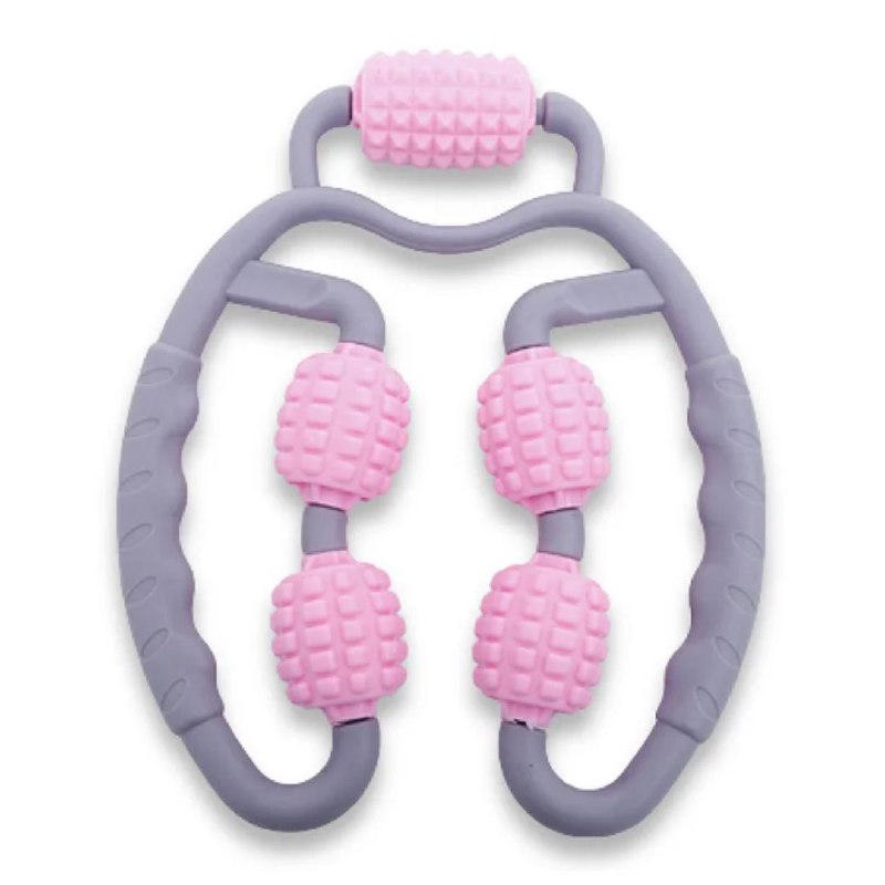 بكرة تدليك دائرية بتسع عجلات للساقين والجسم والظهر Rouleau de massage circulaire à 9 roues pour les jambes, le corps, le dos