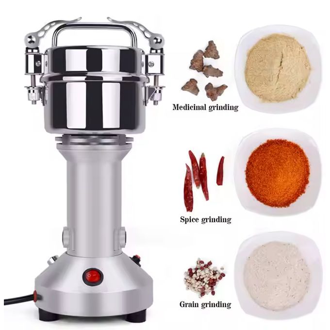 Moulin à épices électrique portable pour céréales et herbes مطحنة توابل كهربائية محمولة للحبوب والأعشاب