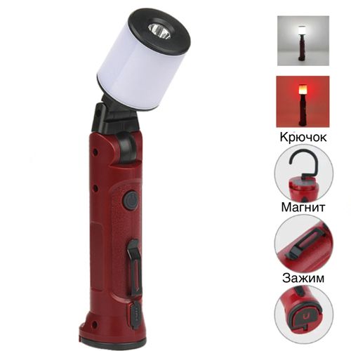 Battery Powered Adjustable LED Flashlight مصباح يدوي LED قابل للتعديل يعمل بالبطارية