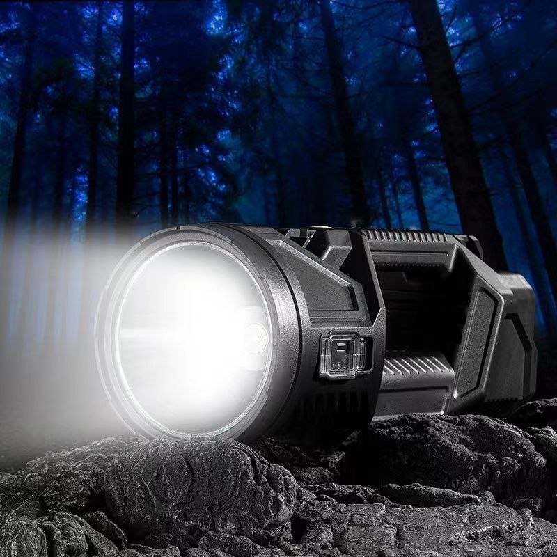 Super Bright Flashlight W5161-1 Multi function emergency light كشاف قوي قابل لإعادة الشحن، مصباح يدوي LED