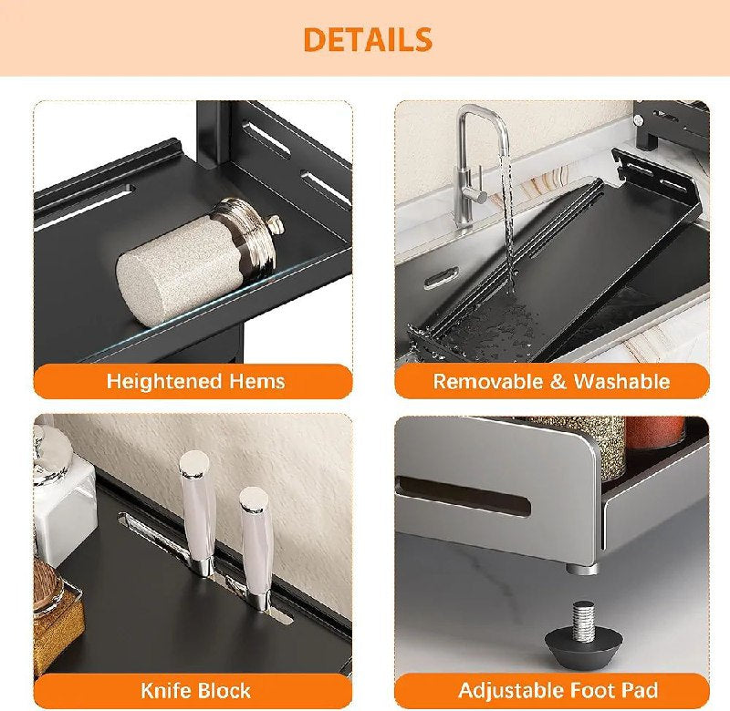 Spice rack organizer Organisateur de support à épices منظم رف التوابل