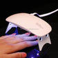 جهاز تنشيف صباغة الأظافر UV Dissolvant Mini Lampe UV pour Sécher les Ongles Sèche-vernis à Ongles à Lumière LED UV