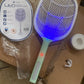مضرب ذباب كهربائي، مزود بضوء فوق بنفسجي، ومصباح LED، ومصيدة بعوض Raquette anti-mouches électrique, avec lumière Uv, lampe Led, piège à moustiques.