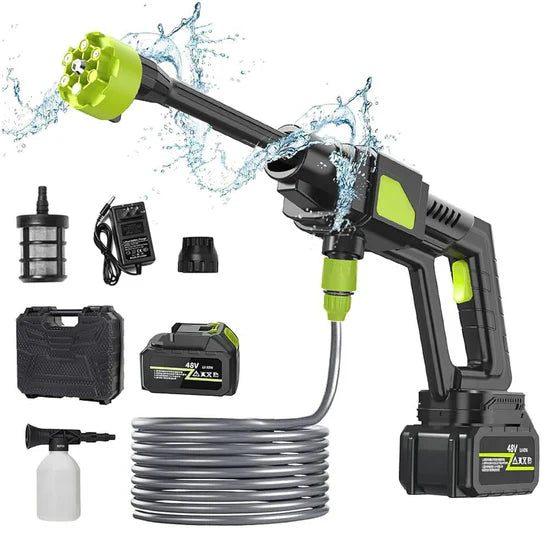 Pistolet de nettoyage haute pression sans fil 6en1 مسدس تنظيف لاسلكي عالي الضغط