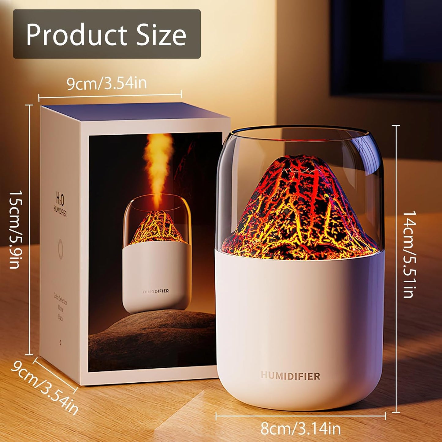 فواحة موزع مرطب بركاني Diffuseur d'humidificateur volcanique