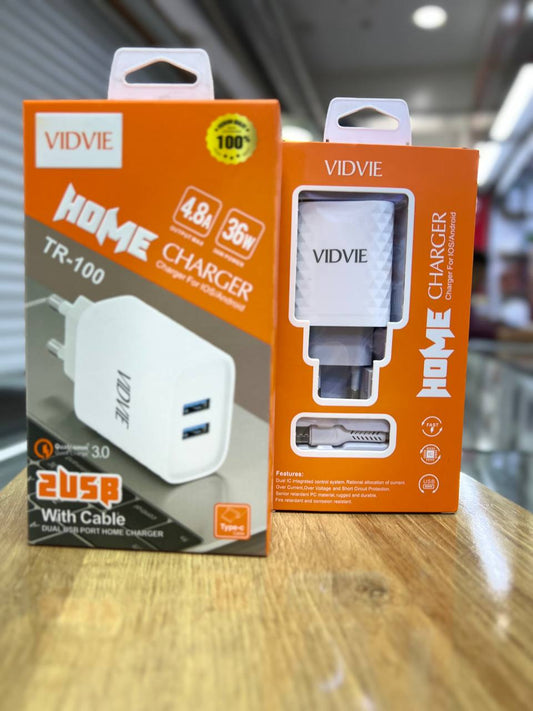 Charger 36W 2USB VIDVIE