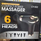 Compact Power Massager CY-002 6Heads جهاز تدليك كهربائي صغير الحجم CY-002 بستة رؤوس