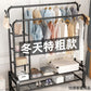Porte-manteau Double Barre avec Étagères à Chaussures, Organisateur de Vêtements علاقة ملابس مزدوجة مع أرفف للأحذية، منظم ملابس، خزانة ملابس