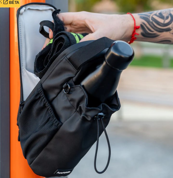 Sac de sport magnétique compact et léger حقيبة رياضية مغناطيسية صغيرة الحجم وخفيفة الوزن، مقاومة للماء