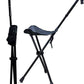 مقعد عصا مشي من ألياف الكربون، كرسي قابل للطي محمول Canne Siège Fibre de Carbone, Chaise Pliante Portable