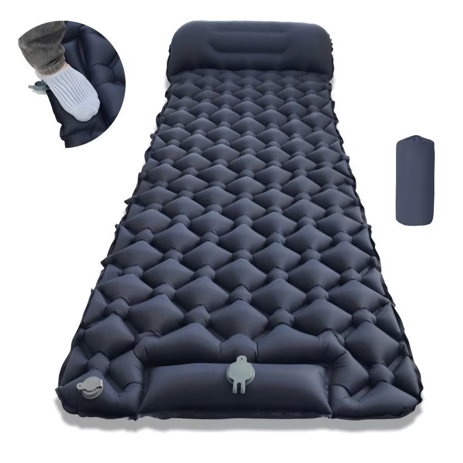 Matelas gonflable , pompe à pied intégrée, étanche مرتبة هوائية قابلة للنفخ، مزودة بمضخة قدم مدمجة، مقاومة للماء