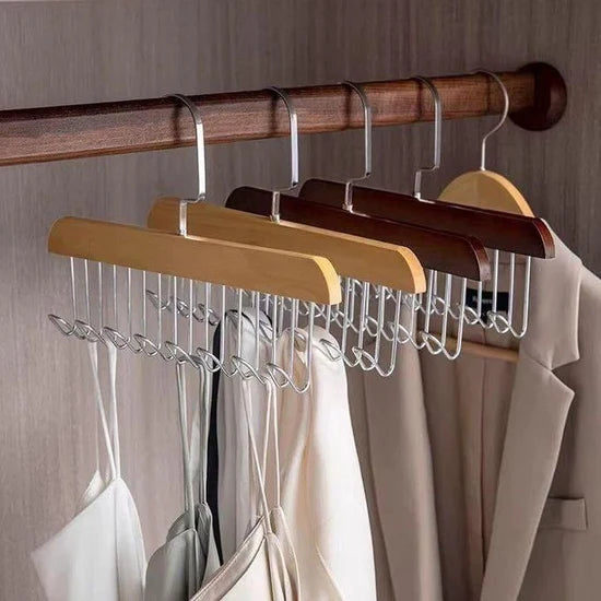 علاقات متعددة لتوفير المساحة للملابس والإكسسوارات 10 Cintre Multiple Économiseur d'Espace pour Vêtements et Accessoires
