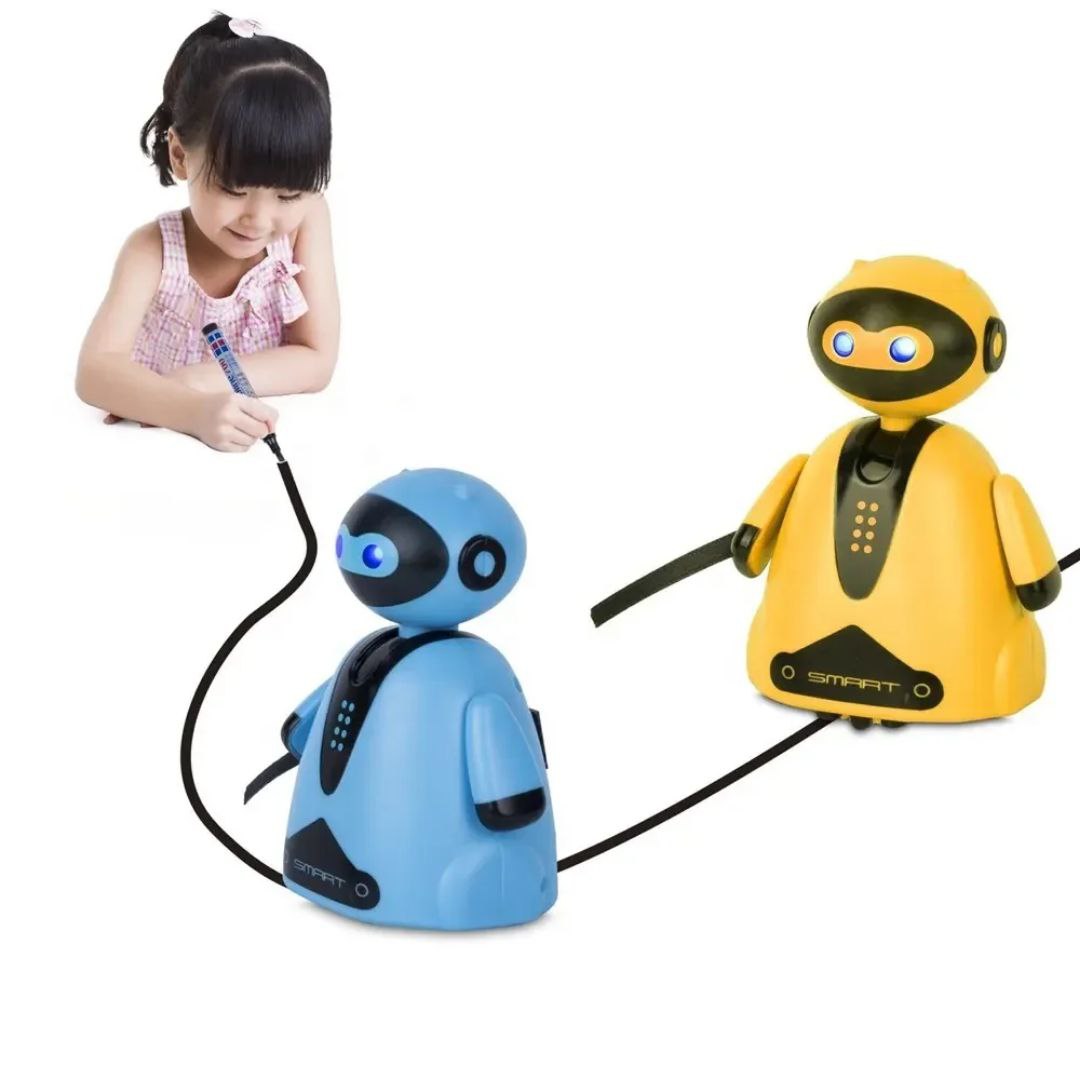 Jouet de voiture robot électrique inductif pour enfants لعبة سيارة روبوت كهربائية حثية للأطفال