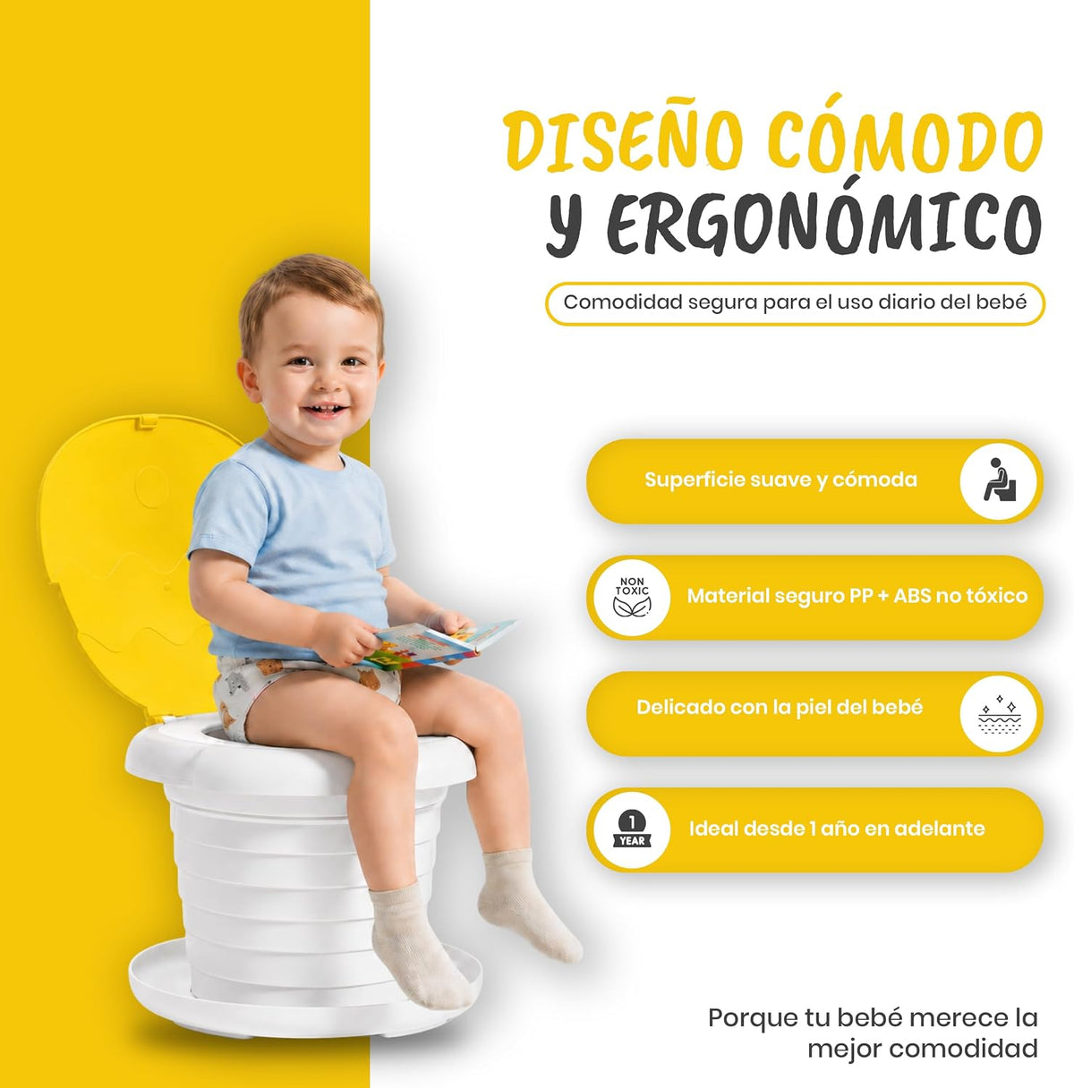 مقعد مرحاض محمول وقابل للطي للأطفال Pot pour enfant portable et pliable