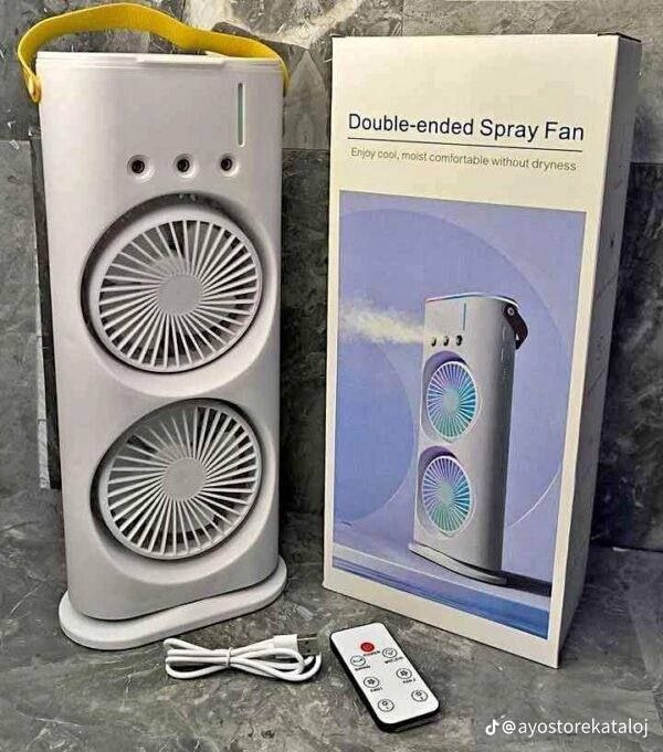 Double-Ended Spray Fan Mini Climatiseur مروحة رش مزدوجة الأطراف