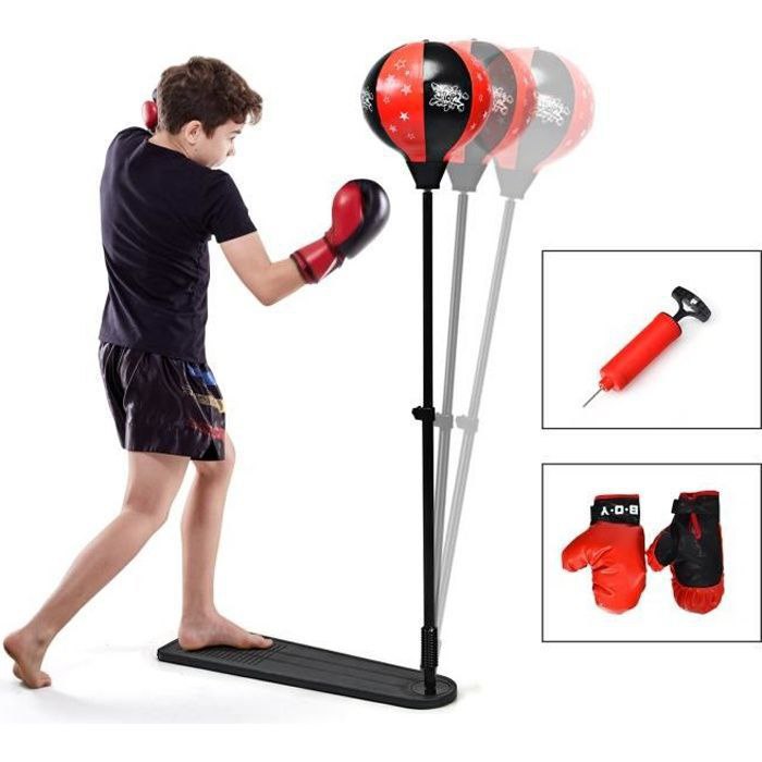 Balle de boxe verticale réglable pour enfants كرة ملاكمة عمودية قابلة للتعديل للأطفال