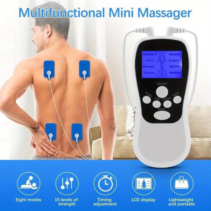 جهاز تدليك إلكتروني ومحفز للعضلات EMt بنبضات لكامل الجسم Appareil électrodes de massage corporel à impulsions