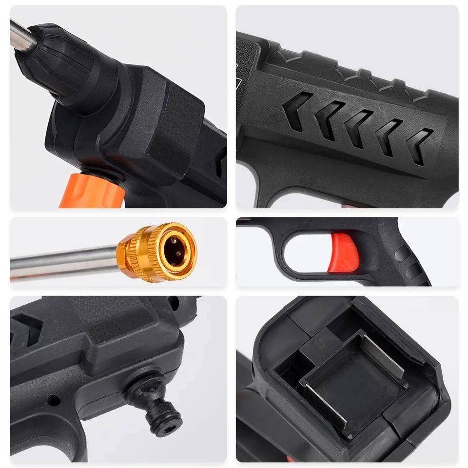 Pistolet À Eau Portable électrique Haute Pression de Lavage 48V sans fil غسالة كهربائية محمولة عالية الضغط