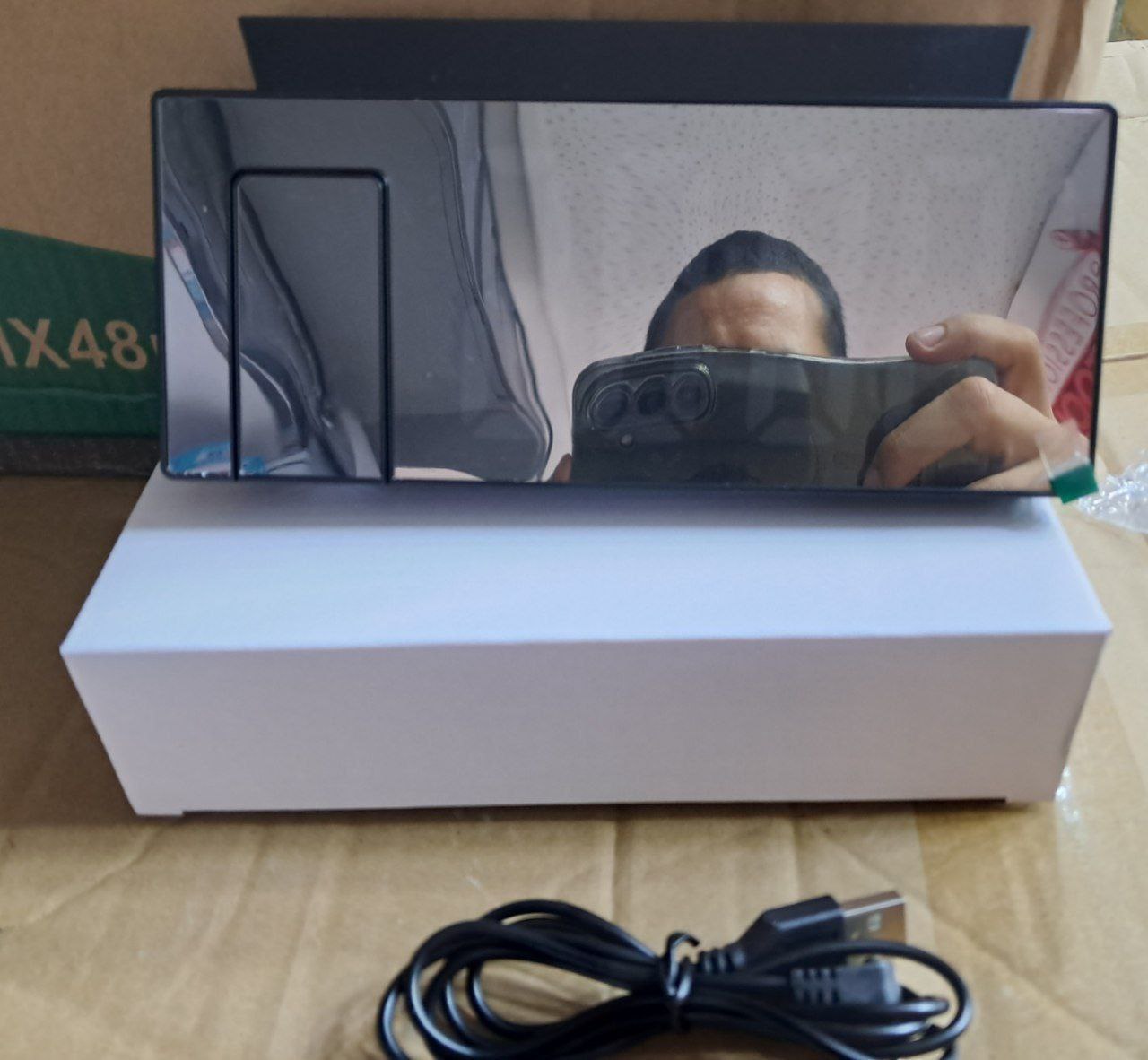 LED Mirror Clock DS-38ILP Gasoliio