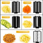 مبشرة كهربائية متعددة الوظائف، قطاعة خضراوات وجبن LG-X228 Râpe Électrique Multifonction Coupe-Légumes et Fromage