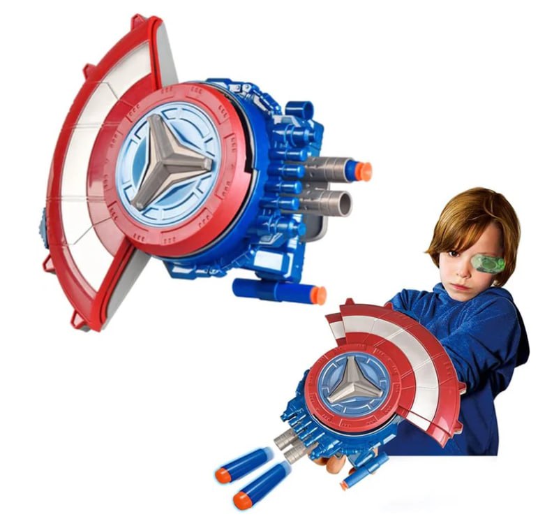 Lanceur de Bouclier Captain America jouet كابتن أمريكا رامي الدروع
